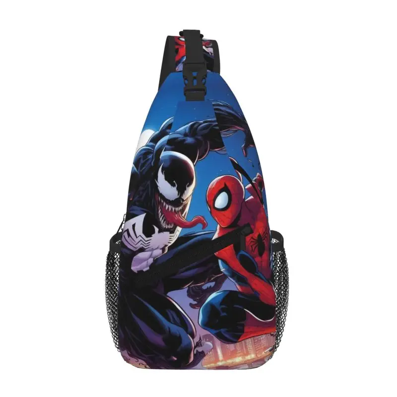 

Fashion Hot Movie Venom Sling Bags for Cycling Camping Men Crossbody Chest Backpack Shoulder Daypack