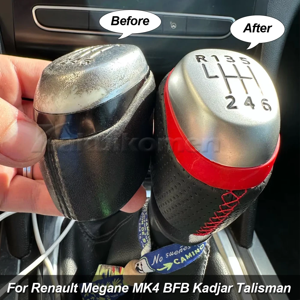 For Renault Megane IV MK4 BFB for Renault Kadjar Talisman 2015-2022 Car Gear Shift Knob Shifter Lever Stick Handball 328654845R