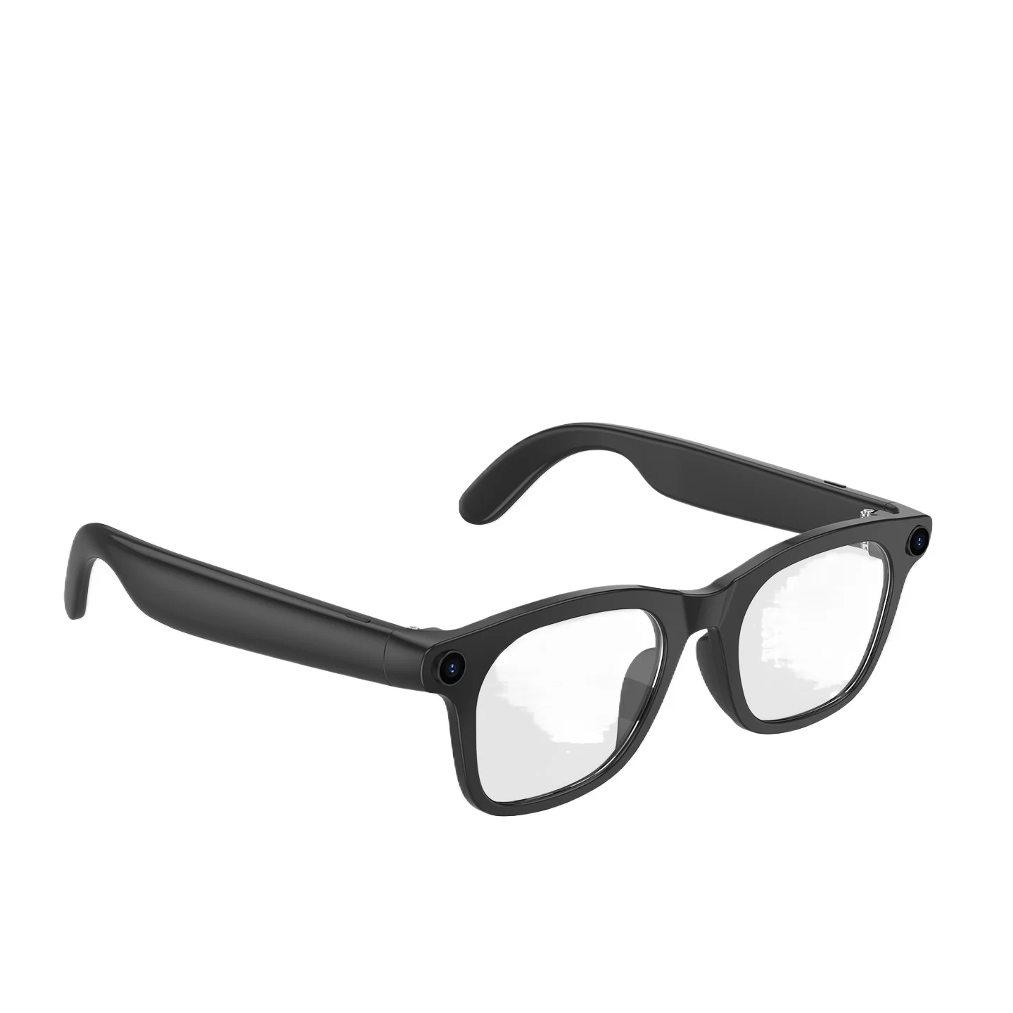AI intelligent translation camera glasses with camera recording and live streaming functions, customizable prescription lenses