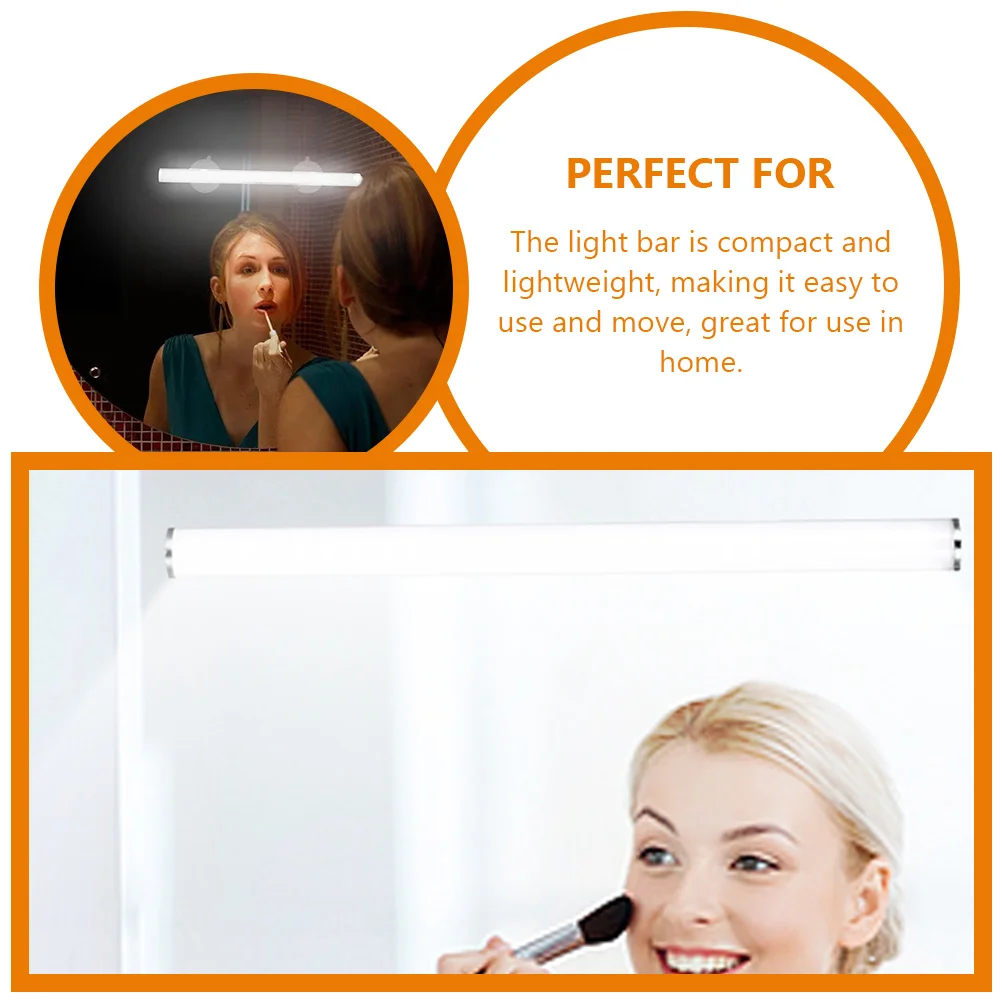 Luce per vanità da bagno Ventosa LED ricaricabile Barra luminosa Specchio Illuminazione per trucco Luci per vanità moderne Luci da bagno a LED