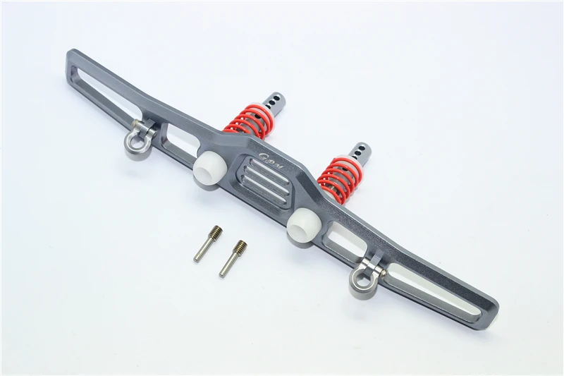 GPM ALUMINIUM FRONT BUMPER ABSORBER+D-RINGS For 1/10 TRX4 DEFENDER TRAIL CRAWLER-82056-4