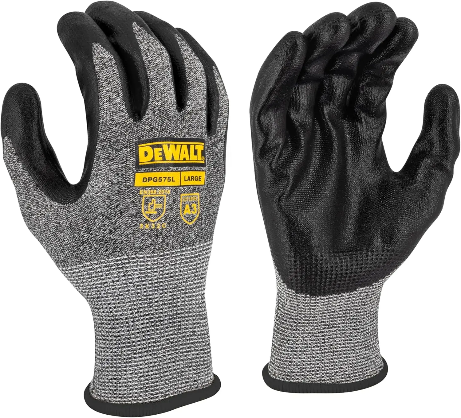 

DPG575 Foam Nitrile A3 Cut Resistant Glove for Outdoor Work, Construction and General Purpose - Size XL