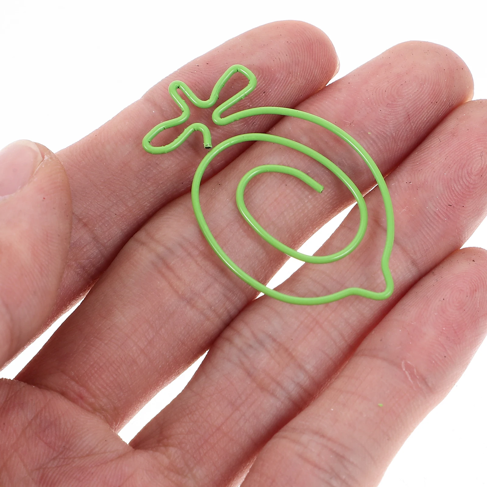 20Pcs Creative Metal Paper Clips Cartoon Design for Office School Notebook Bookmark Decorative Clip Supplies Organizer