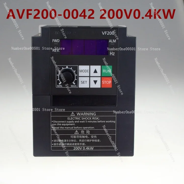 AVF200 vector type, frequency converter AVF200-0042 AC motor speed regulation 200V0.4KW