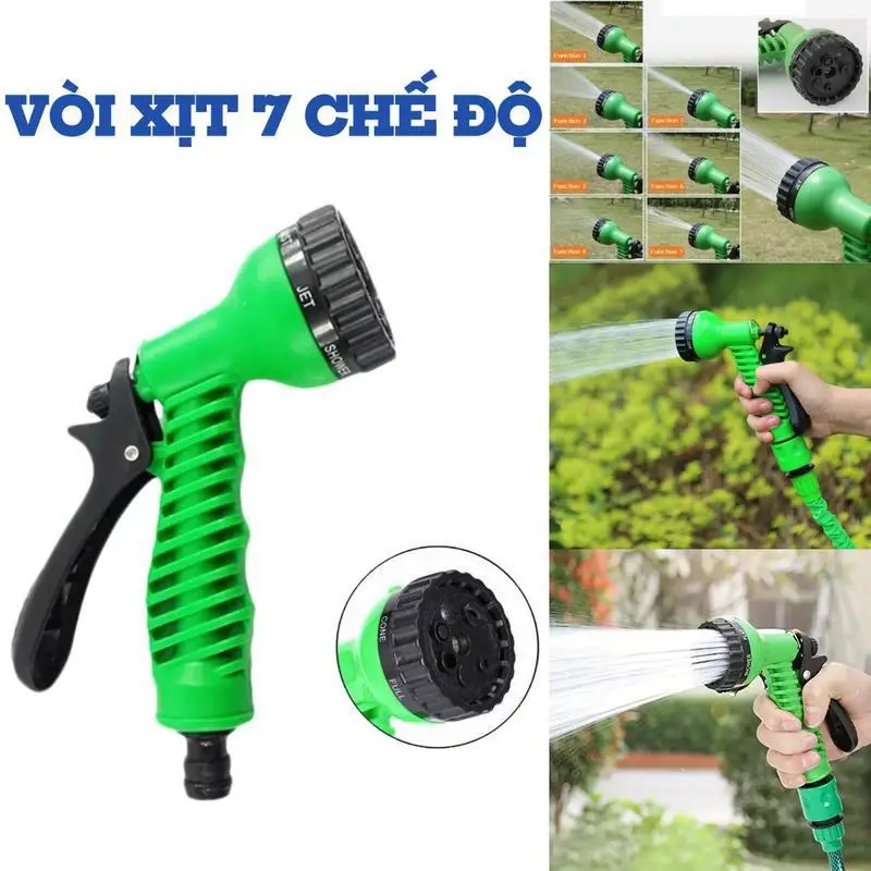 High Pressure Water Gun 7 Mode Car Wash Garden Adjustable Nozzle Watering Sprayer Agriculture Lawn Multifunction Irrigation Tool