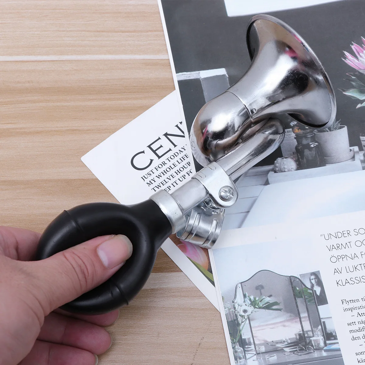 Fits Most Handlebars Bike Horn Loud Sound Durable Weatherproof Easy Assembly Removal Cycling Bell Aluminum Alloy