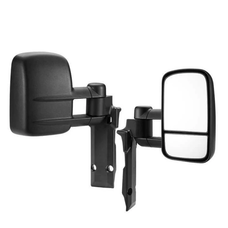 

For Auto Parts, Foldable Rearview Mirror Trailer Mirror Black