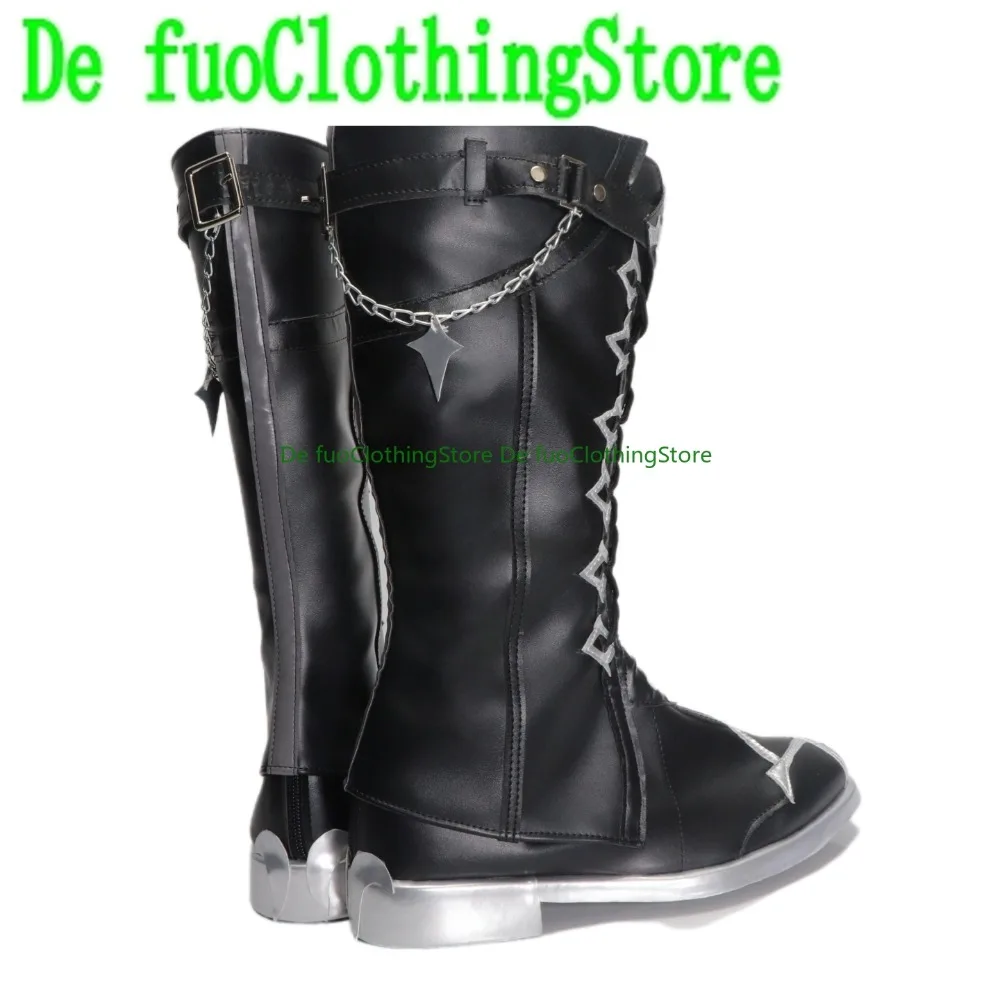 DefuoClothing Genshin Impact Freminet Cos Shoes Large Size Height Increase HalloweenAnime Hallowen Play Role Character Game Shoe