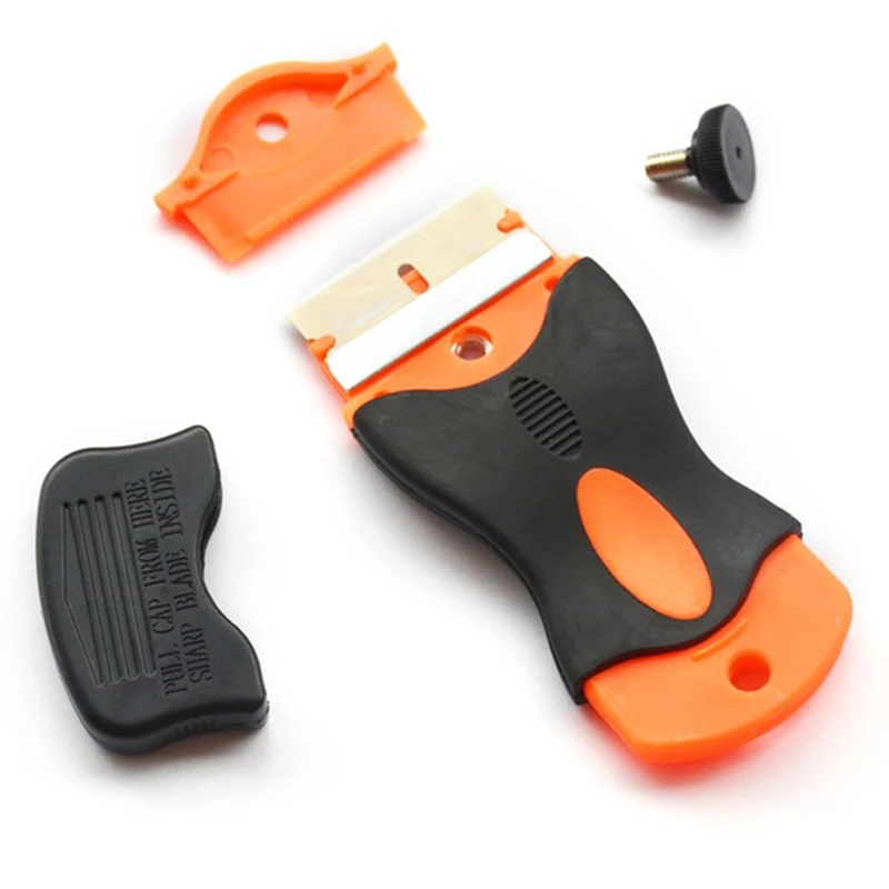 

Plastic Car Sticker Remover Edge Blade Razor Scraper Set Window Spatula Tools