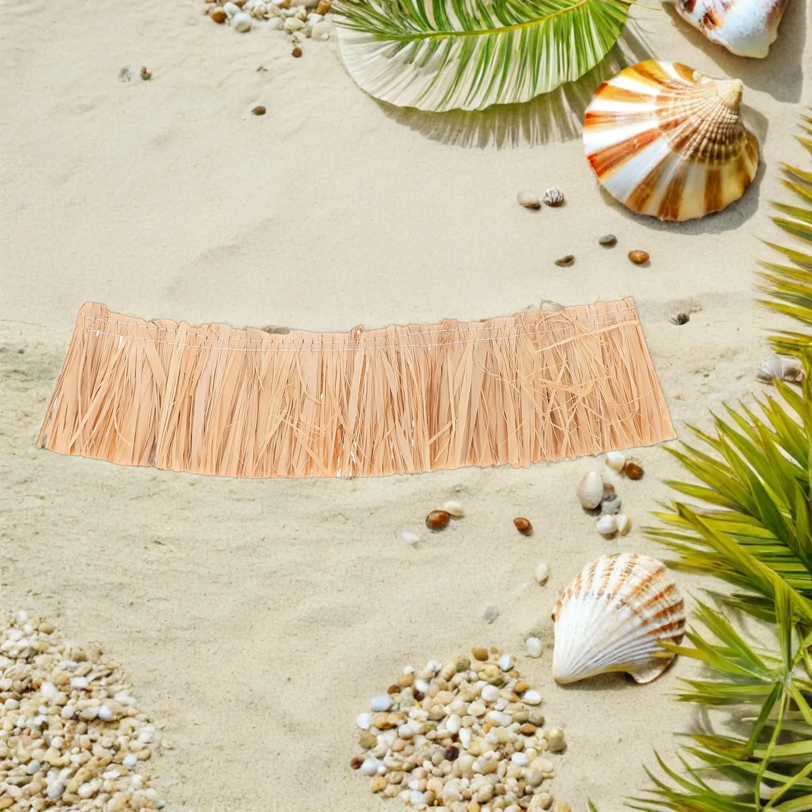 

6Pcs Miniature Artificial Thatch Roll Faux Straw Grass Roof for DIY Mini Roof Material Dollhouse Decoration Micro Landscape