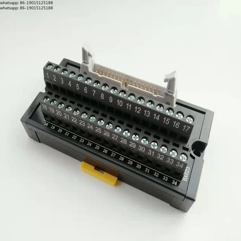 PLC Input/output Extension Terminal Block IDC34 MIL Horn Adapter Module Cable HA023