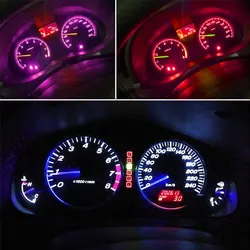 1x T4.7 Car Led Wedge Instrument LED Light Bulb Warning Dashboard Dash Indicator Lamp Panel Signal Lights Car Lights Accessories