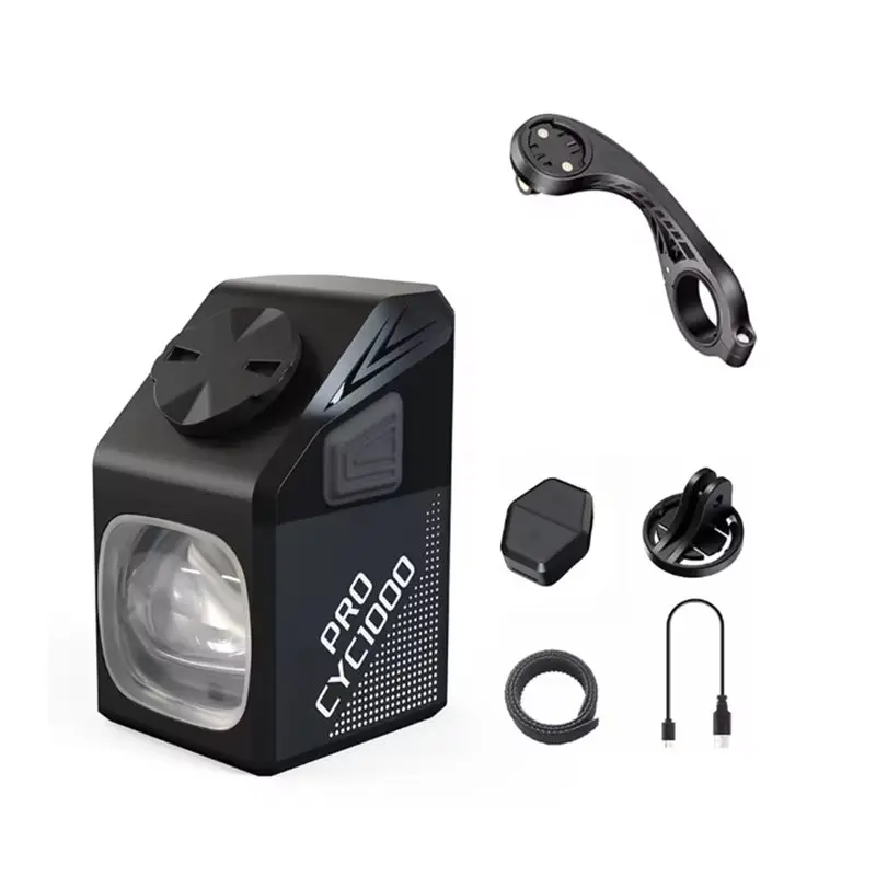 

ABUE-CYC1000 Pro+ S2 Bracket For Bike Headlight Lumen Ultra Bright Wireless Remote For Bicycle Front Lamp Road Cycling