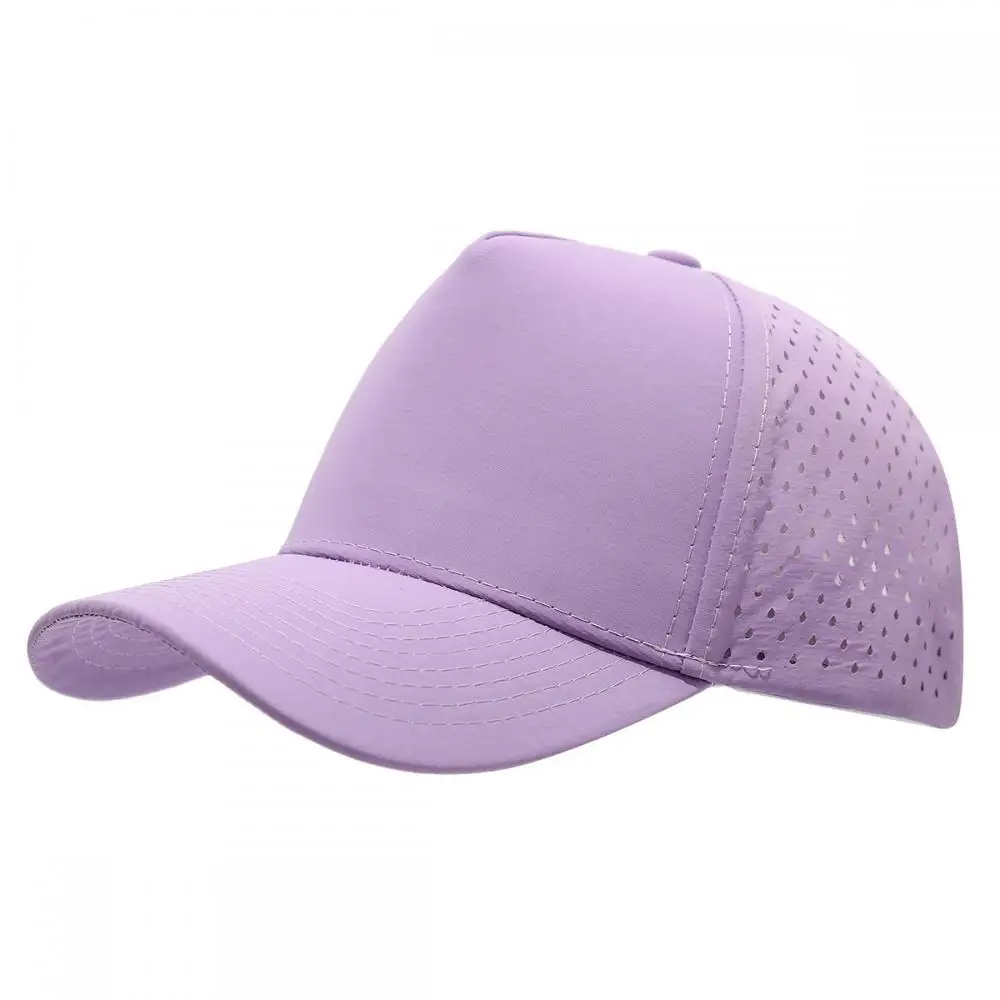 1 Stück Neue Fünfschichtige Laserperforierte Schnelltrocknende Kappe Atmungsaktive Sport-Visierkappe Sommer Wasserdichte Perforierte Trucker-Baseballkappe – Detail 8