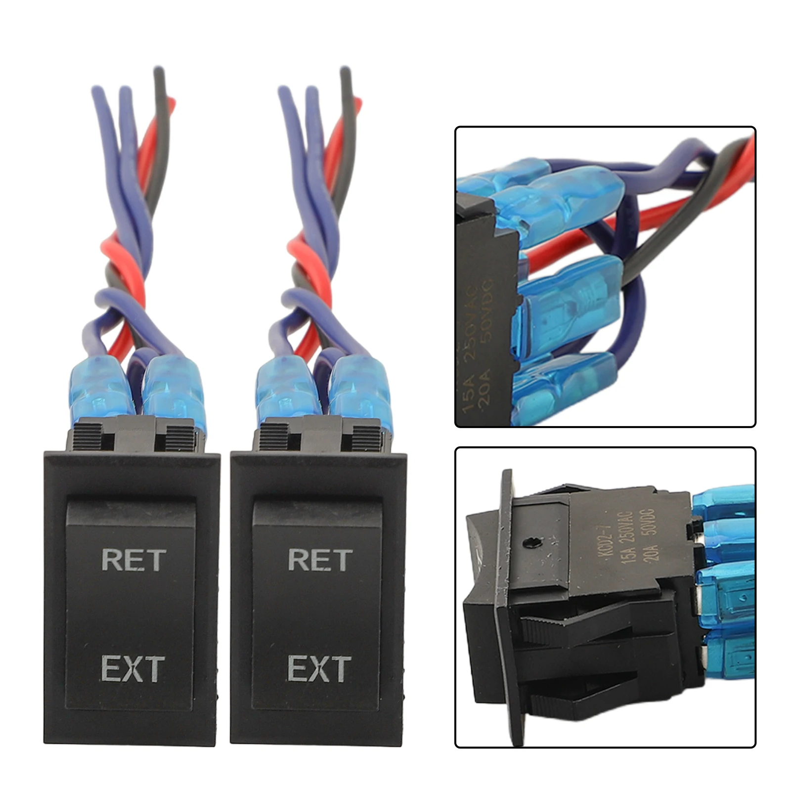 

3 Position Switch Momentary Switch Easy To Install High-quality Plastic Mechanical Work Life 16A 250V AC Rating For RV Power