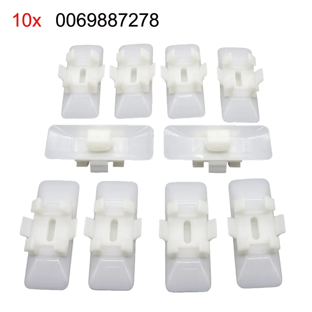 

10pcs Body Side Moulding Clip Retainer For Mercedes W124 W129 1990-1996 Replace 006-988-72-78 Door Trim Fender Clip Fastener