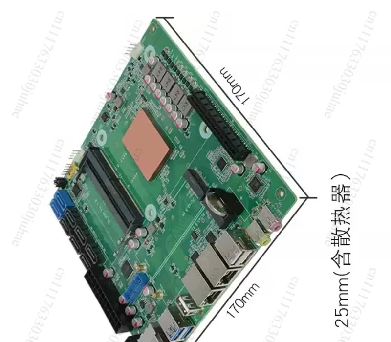 5825U expandable 10G 8-bit NAS motherboard, machine vision industrial control ITX motherboard