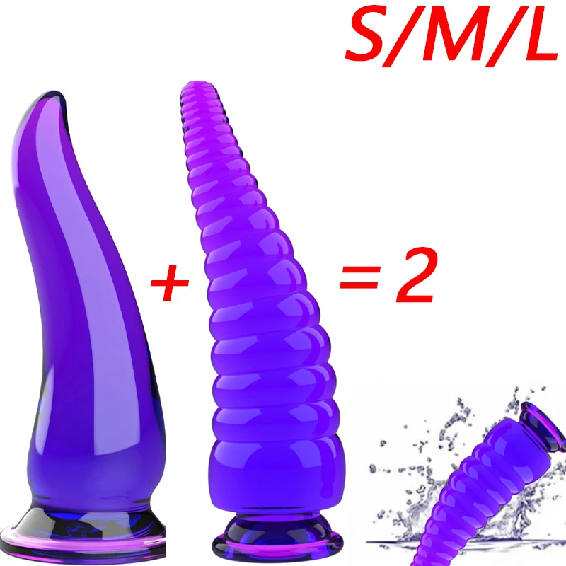 2PCS Soft Dildo Octopus Tentacles Big Anal Plug Mini Butt Plug Women Men Gay Masturbate Anus Stimulate Adult Sexy Toys