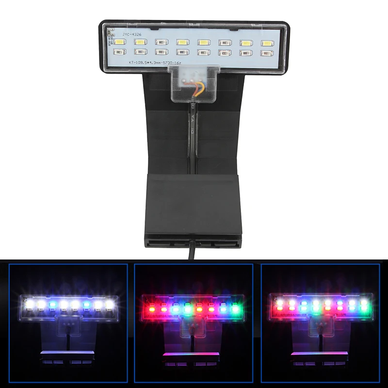 

Aquarium Light LED Waterproof Fish Tank Light Clip Full Spectrum Fish Lamp Aquarium Decor Lighting Plant Grow Lamp 5W 220v 110v