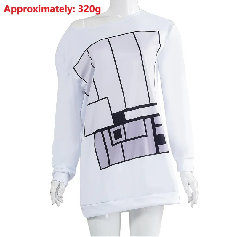 

Momo Ayase Аниме Косплей Костюм Аира Широтори Белая Рубашка Свободный Воротник Повседневная Домашняя Девушка Женщина Хэллоуин Тернокс;2