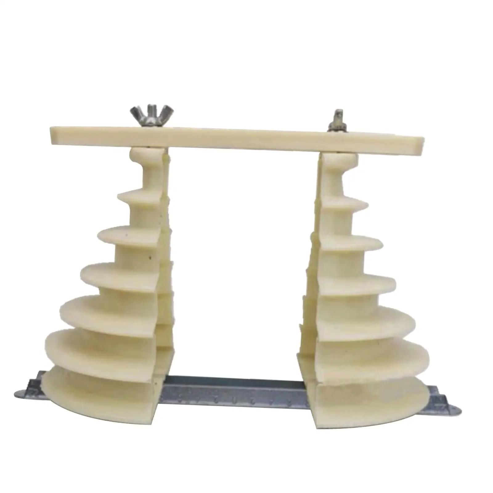 Coil wrap shape, flexible holder with bracket, cable wrap shape, multiple slots,