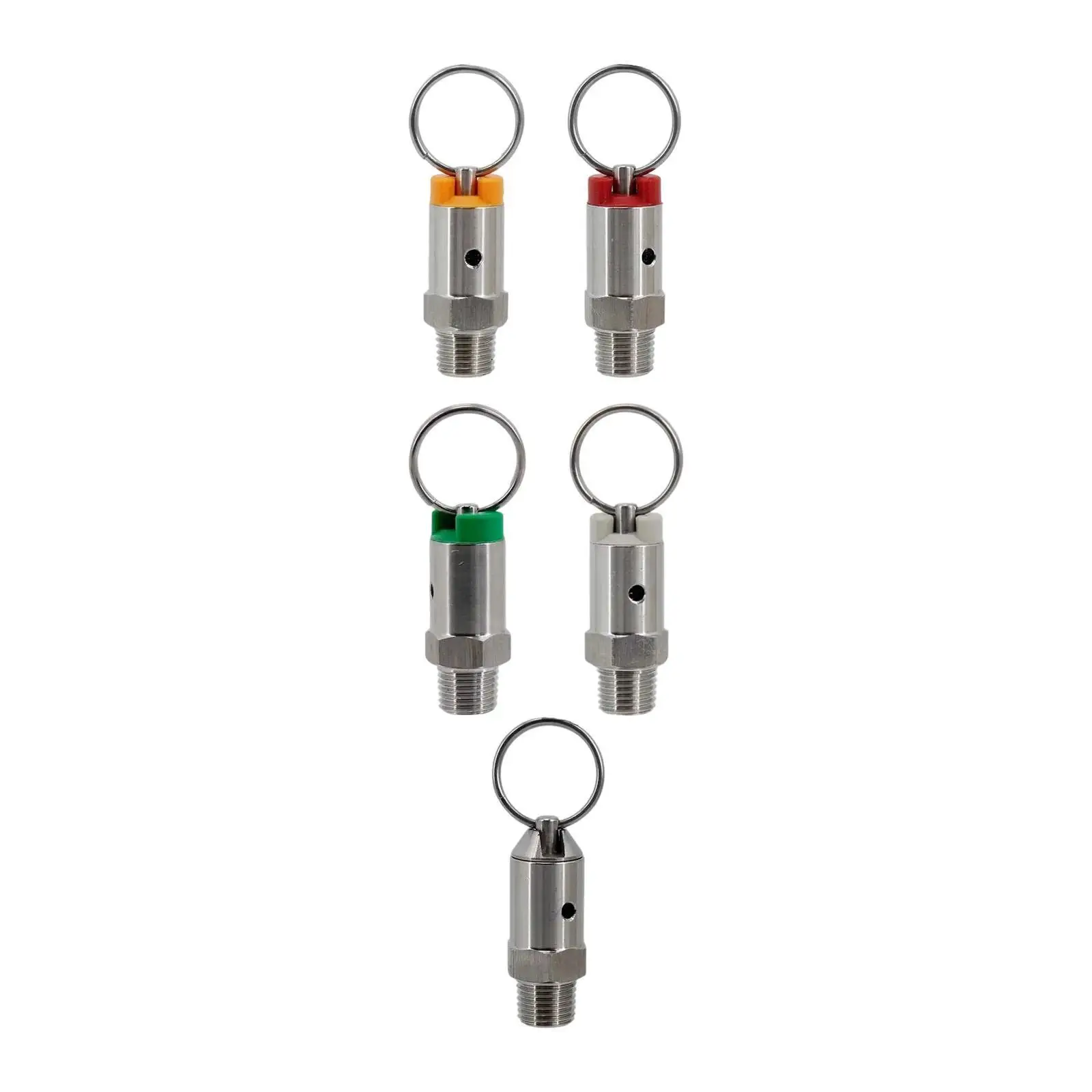 Beer Keg Pressure Relief Valve Easy to Install Accessories Compact Sturdy Stainless Steel 1/4