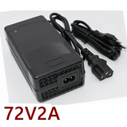 72V 2A Li-ion Charger 84V 20S 20AH Li ion  Lithium Battery Charger 72V2A 3pin XT60 DC