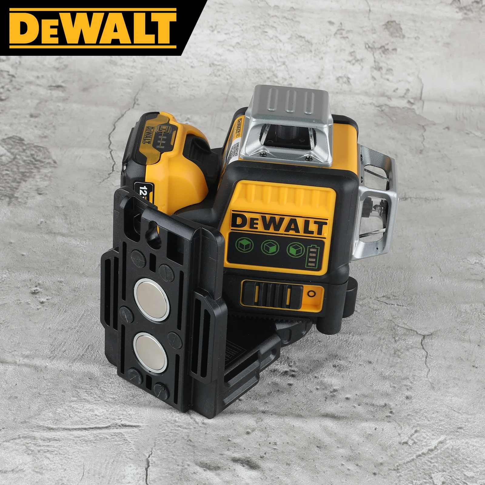 2025 new pattern Dewalt DW089LG 12v 12 Line Laser 360 Level Unit 3 Sides*360 tool Meter Outdoor Degree Vertical 12V Battery