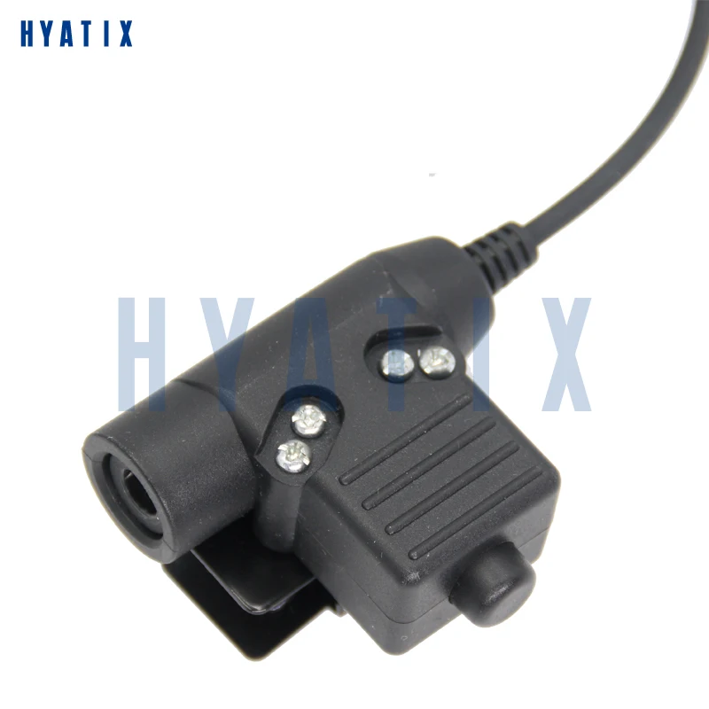 Tactical Headset Adapter U94 PTT for Motorola GP3688 GP3188 A8 A8i A6 A10D P3688 CP1300 CP1200 EP450 Hytera TC500S TC700 PD500