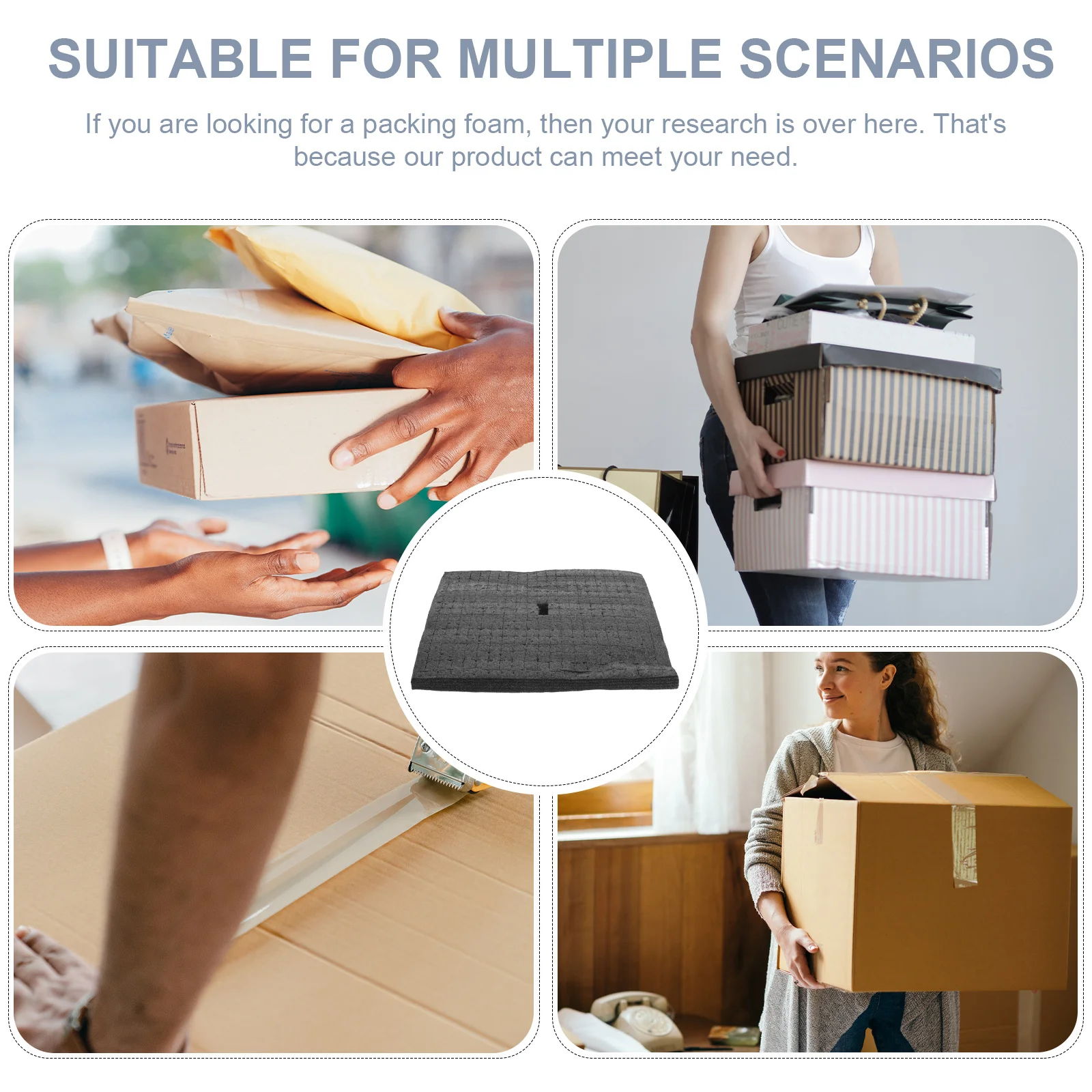 Bloques de espuma anticolisión, esponja de rejilla a prueba de golpes para embalaje, relleno electrónico de entrega de productos cerámicos de vidrio