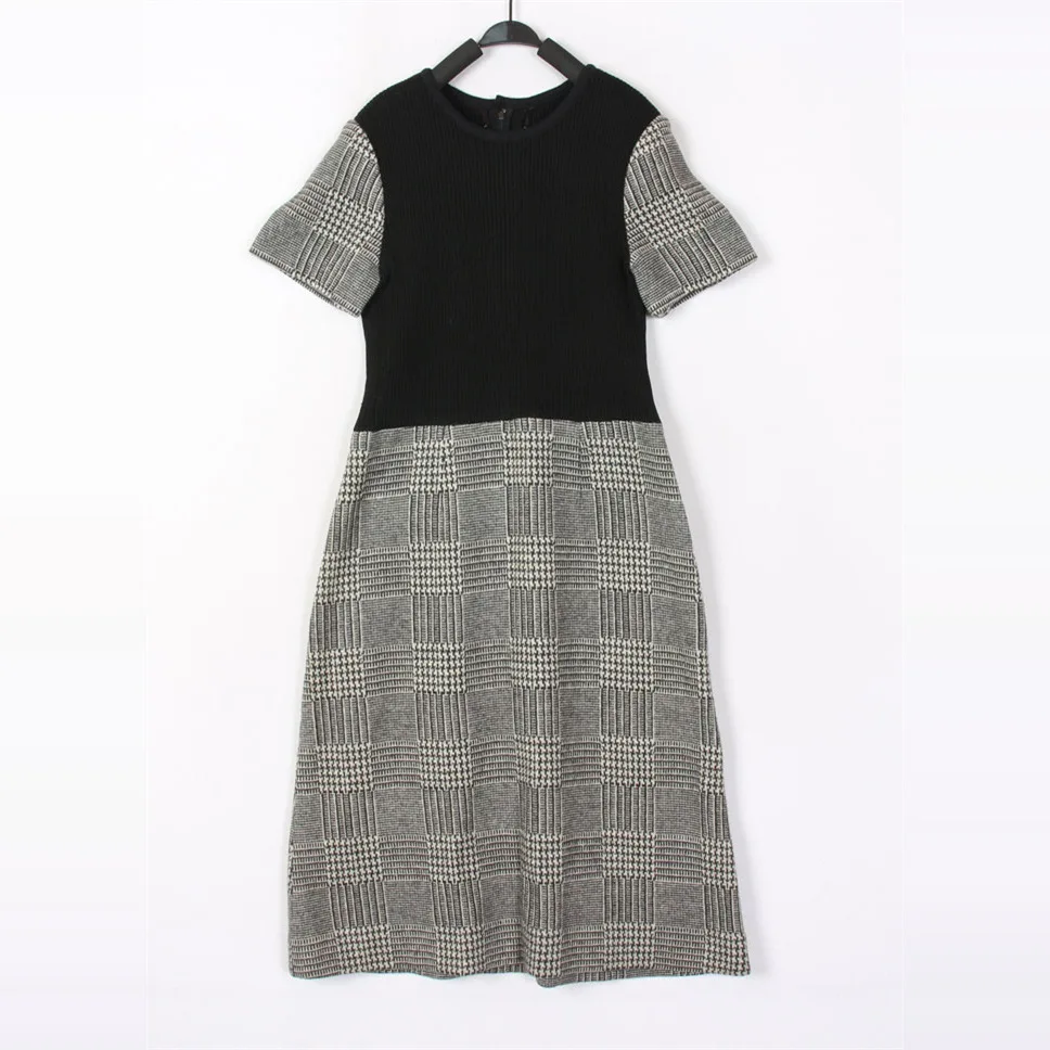 

Винтажный шерстяной свитер-кардиган с цветочным узором в стиле Хастер, модный, теплый, осенний, средней длины, с круглым вырезом, короткий рукав