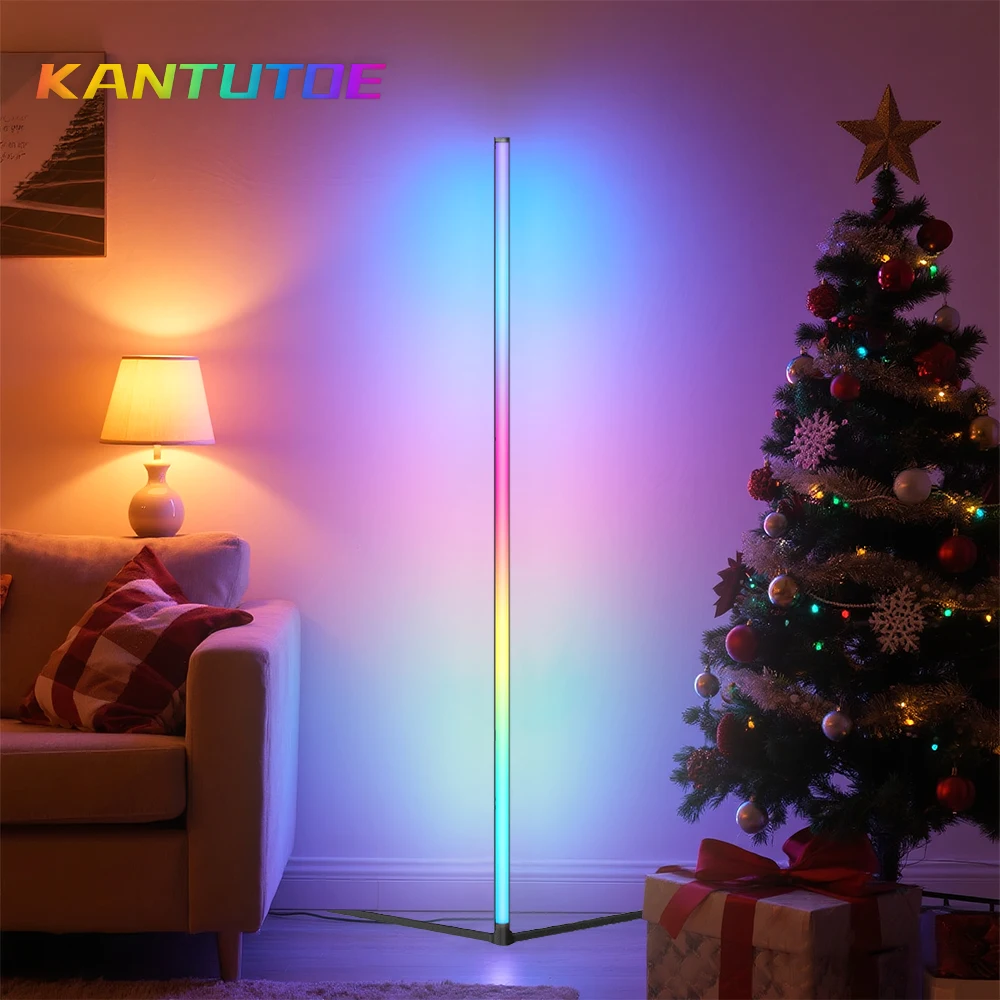 

KANTUTOE RGB Floor Lamp Dimmable Bluetooth LED Atmosphere lights Modern Mood Lighting For Birthday Party Holiday Decoration