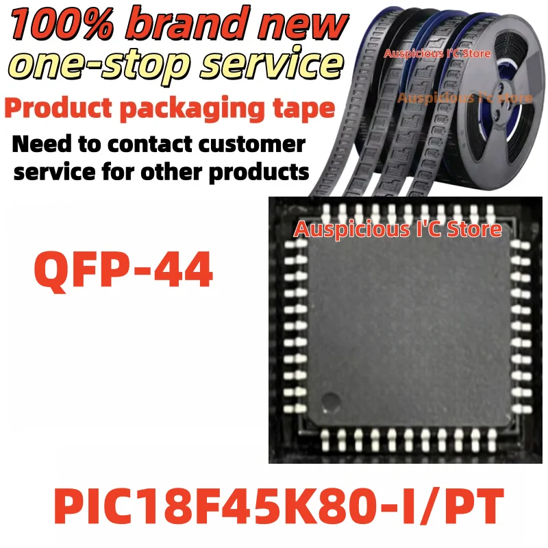 

(5-10pcs) Brand new PIC18F45K80 QFP-44