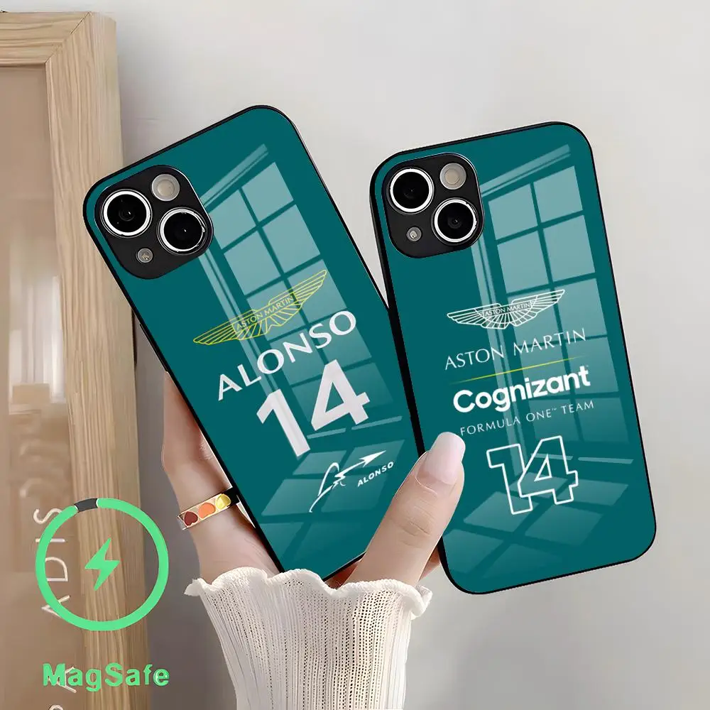 حافظة لهاتف آيفون 16 15 14 Plus 13 12 Mini 11 Pro Max حافظة مغناطيسية زجاجية لهاتف آيفون 16 15 14 Plus 13 12 #1