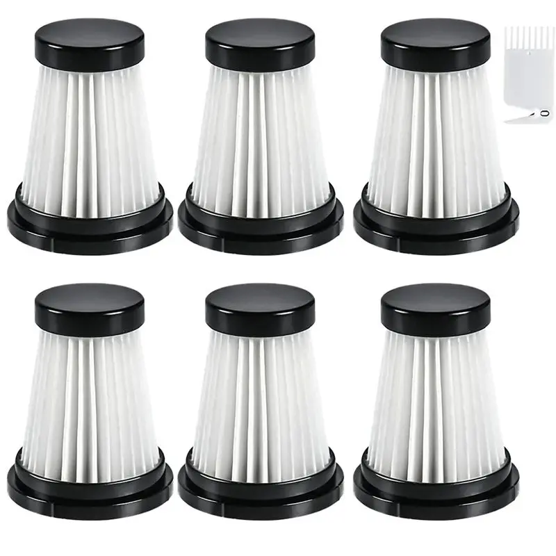 

GREAT! 6 HEPA Filters for Moosoo K12 / K12 Pro / K13 Vacuum Cleaner & Genius Invictus One 1.0/2.0 Handheld Vacuum Cleaner