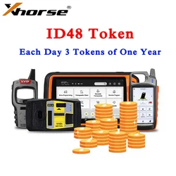 Xhorse ID48 Token 96bit ID48 Clone dla VVDI2/VVDI MINI/Key Tool MAX/Key Tool Plus każdy dzień 3 tokeny przez jeden rok