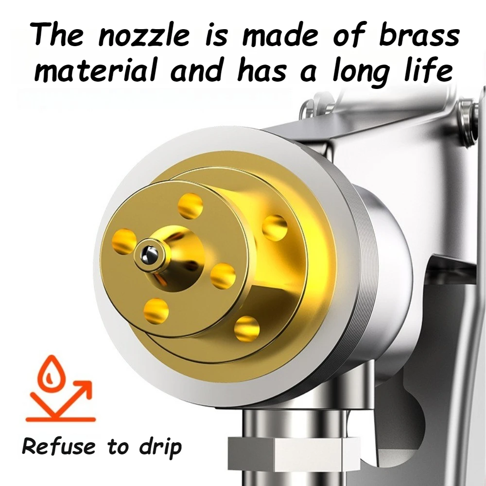 ปืนพ่นสีขนาดเล็ก ปืนพ่นสีแบบพกพาที่มีการฉีดพ่นสูง ออกแบบมาเป็นพิเศษสำหรับสีลาเท็กซ์ ชุดเครื่องมืออเนกประสงค์