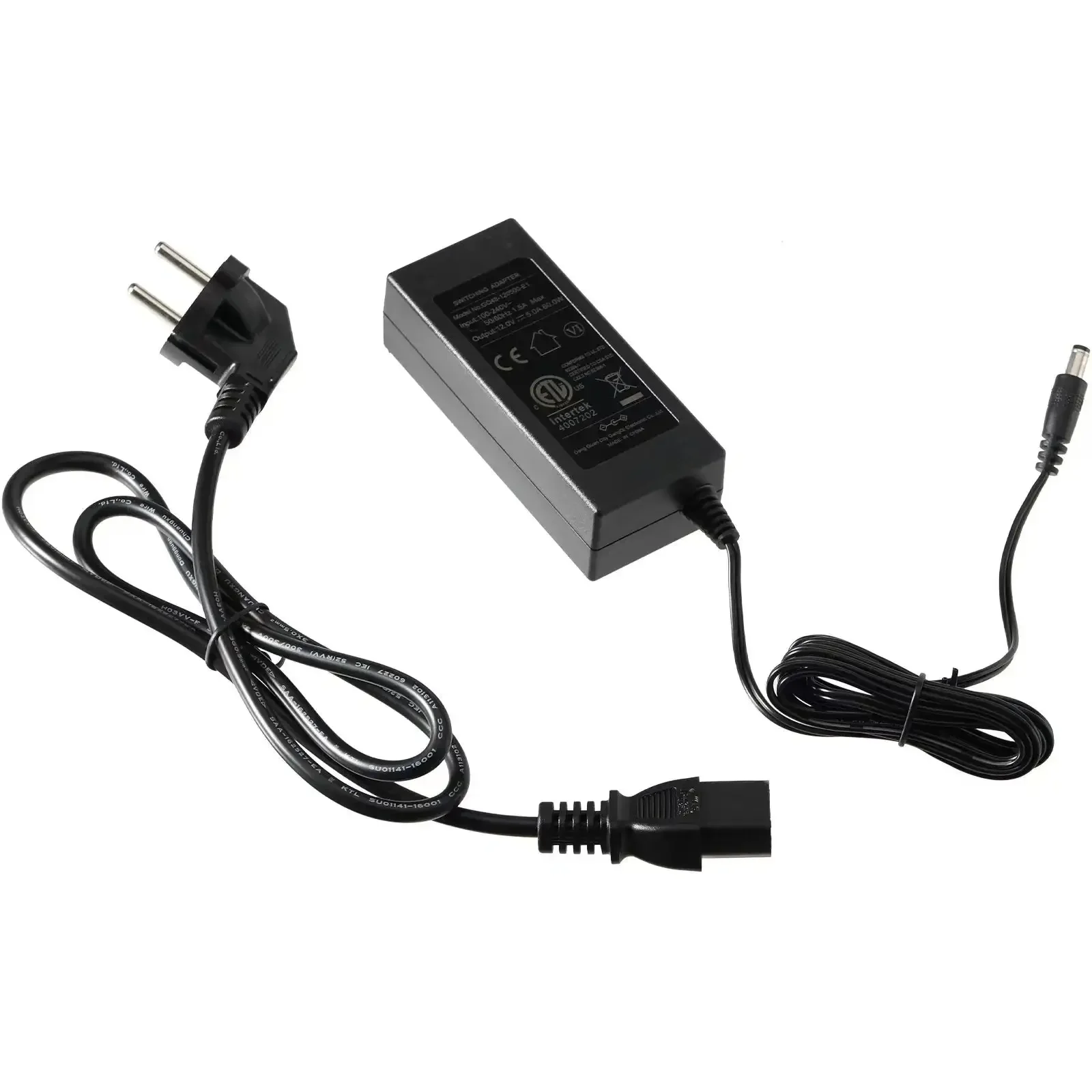 อะแดปเตอร์ AC DC 12V5A EU, US, UK แหล่งจ่ายไฟมาตรฐานสําหรับเครื่องแกะสลักเลเซอร์ NEJE