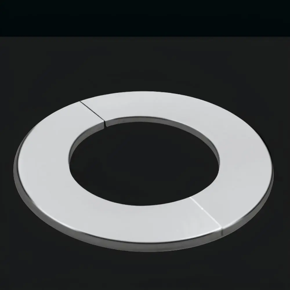 Stainless Steel Split Flange Pipe Wall Cover Decorative Plate For Faucet Angle Valve Water Gas Tube Hole Concealment Cap