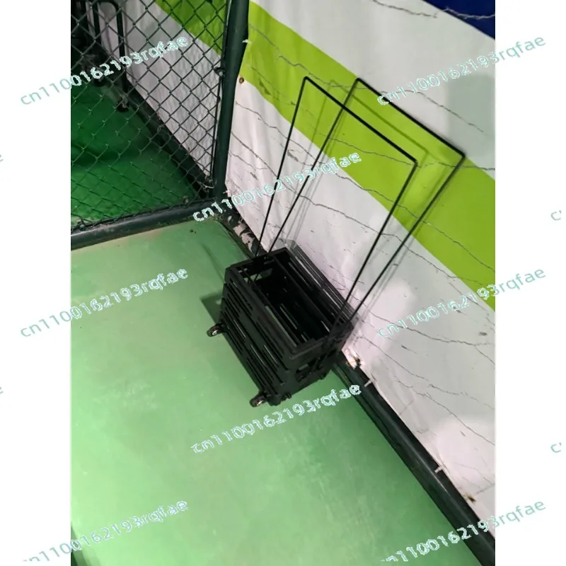 Enhanced Nylon Hooper Drop-Resistant  Multifunctional Tennis Ball Picker Basket with Wheels