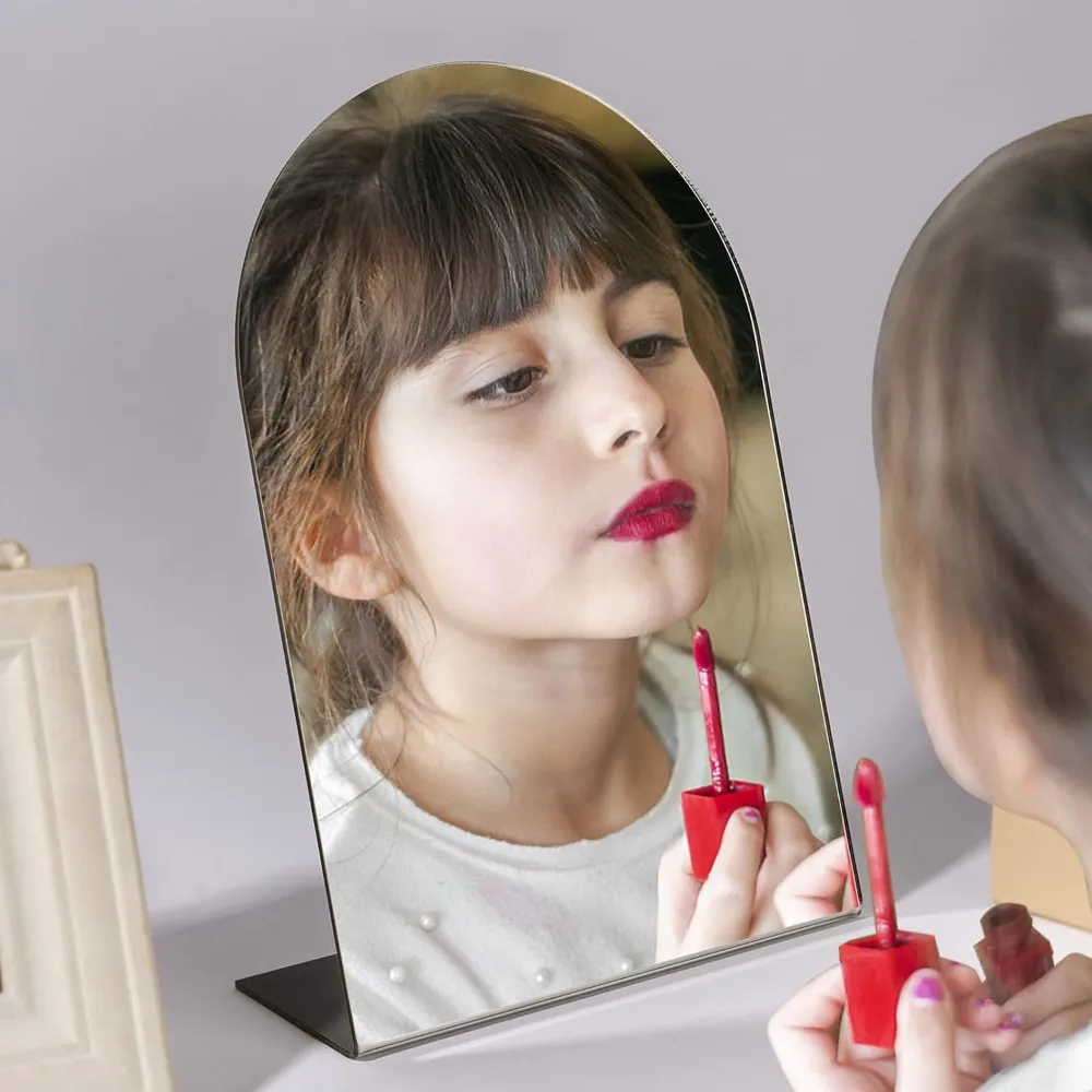 

Desktop makeup mirror, dressing mirror, travel makeup mirror, portable countertop dressing mirror