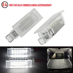 Luces LED para maletero de coche, luz de compartimento para equipaje Interior, para Fiat 500, 500X, 500L, Argo, Panda, Grande Punto 60665239, 2 piezas