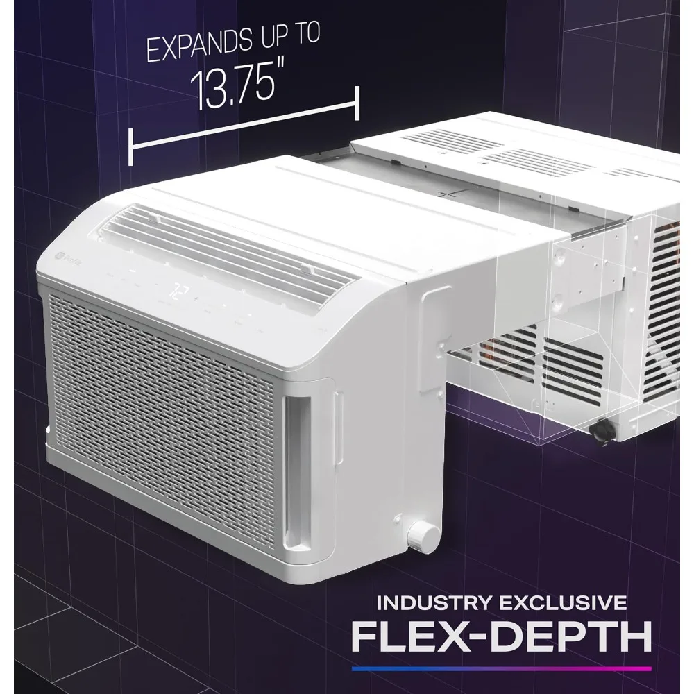 Profile ClearView Window Air Conditioner 8,300 BTU, WiFi Enabled, Ultra Quiet for Medium Rooms, Full Window View, Customized image 4
