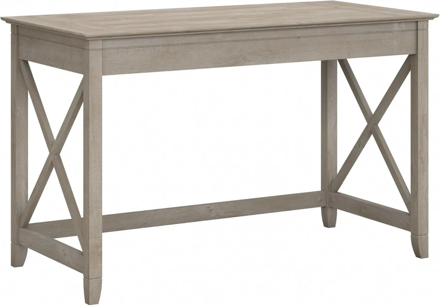 Bush Furniture Key West Writing Table for Home Office | Small Modern Farmhouse Desk, 48W, Washed Gray