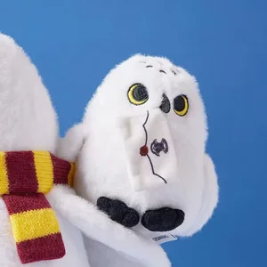 Dibujos animados de hedwig owl juguetes de peluche suaves peluche juguetes peluche decoración de hombro divertida juguete para niñas regalos de cumpleaños 8 mejores ventas Harry Potter Malfoy - №6