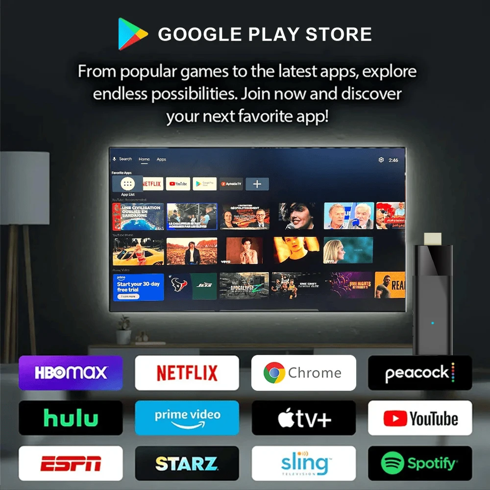 جهاز استقبال للتليفزيون أندرويد 10 HD 4K ثنائي واي فاي 2.4G&5G Google TV Voice Allwinner H313 رباعي النواة Cortex A53 3D NETFLIX Youtube Q6 BT5.2