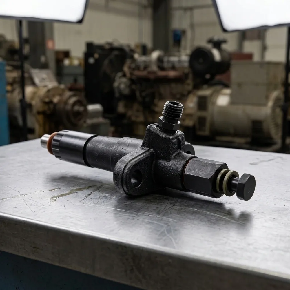 490 Engine Fuel Injector Assembly Compatible with 4 Cylinder Diesel Engines Used in Loaders and Generator Sets
