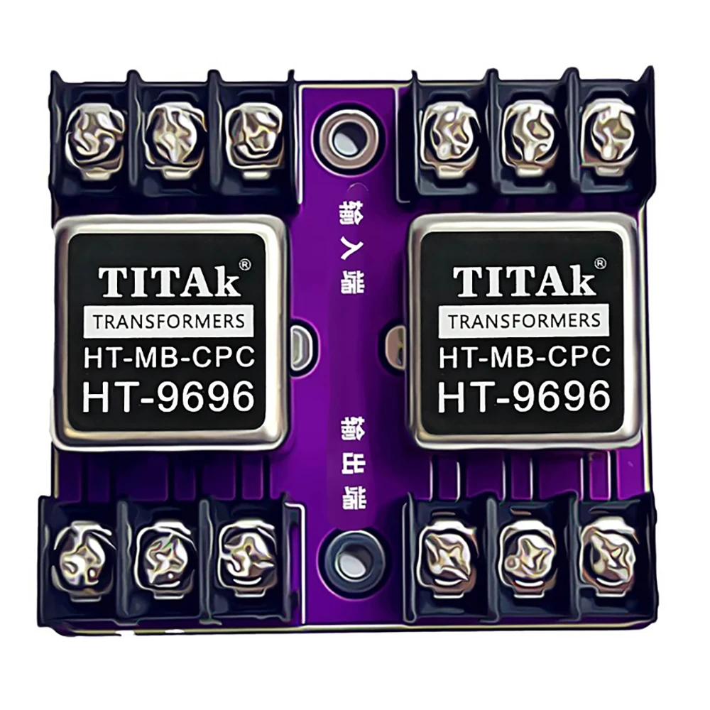 TITAK 1 Stück Permalloy Frontstufe Single-Ended-zu-Balanced-zu-RCA-Audiosignal-Isolationstransformator E9818 Silbergrau Permalloy – Detail 7