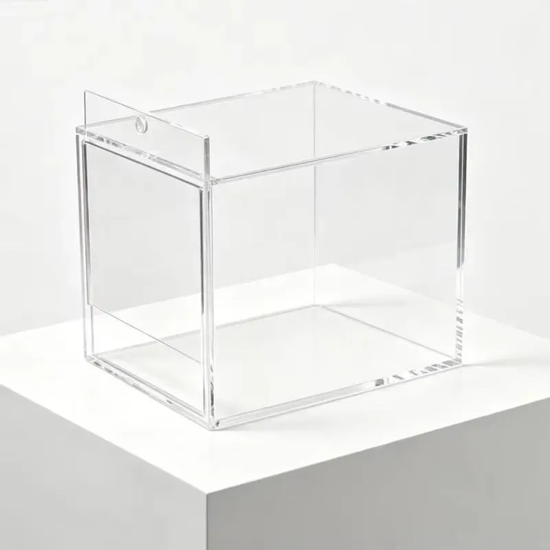 Large Capacity Sturdy Acrylic Display Stand Easy to Assemble Customizable Shelves Simple Design