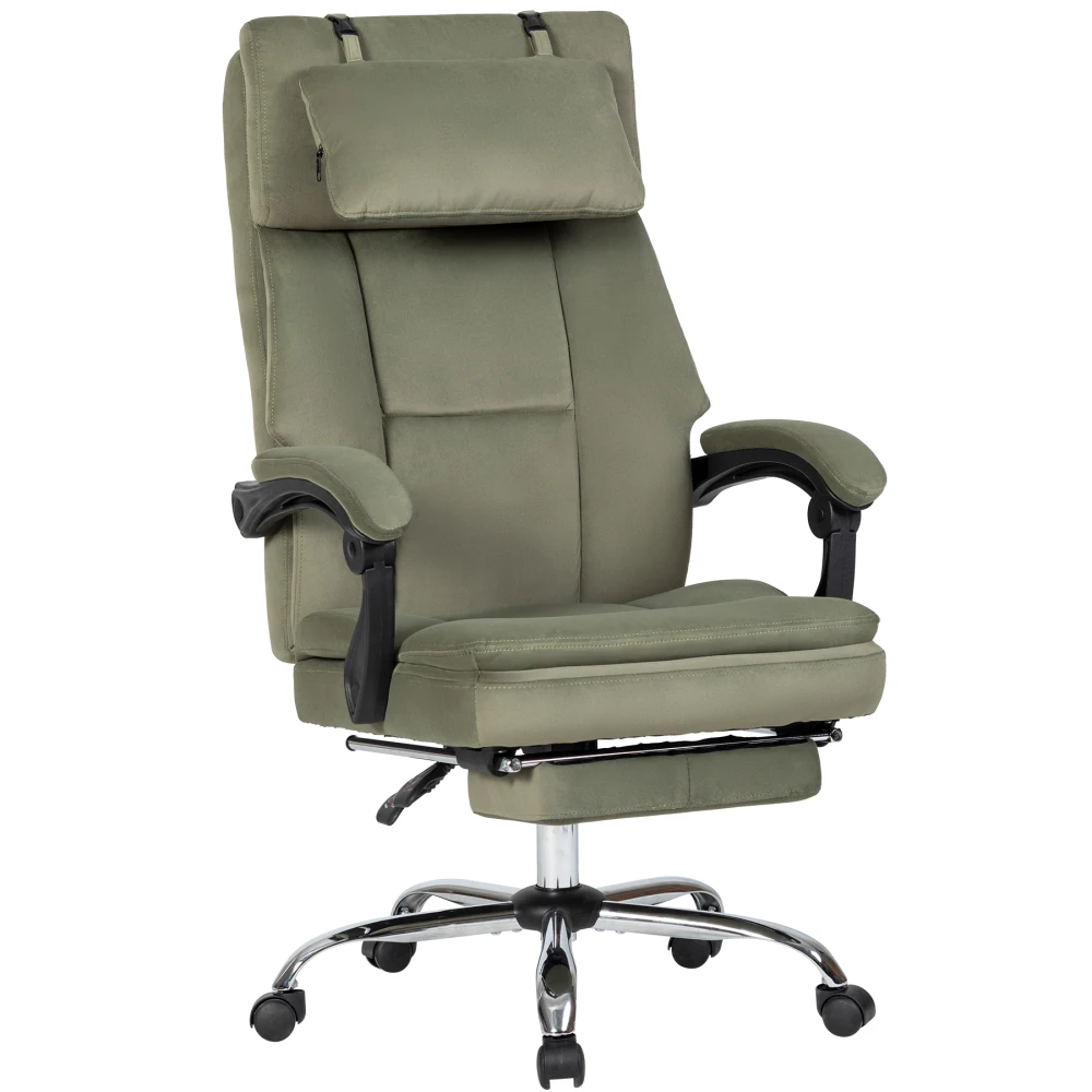 Office Chair, Big and Tall Executive Office Chair with Footrest & Removable Headrest, High Back Ergonomic Computer Desk Chair